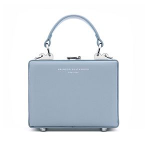 Brandon Blackwood Mini Kendrick Trunk in Oxford Grey